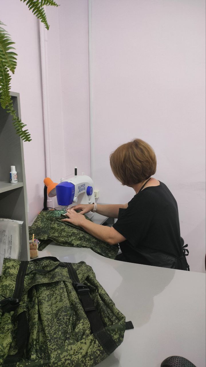 Пошив маскировочных рюкзаков для ложных целей