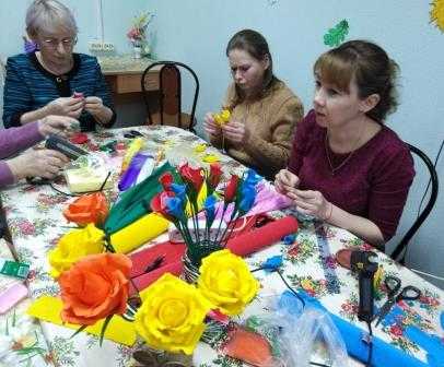 Занятия трудотерапии