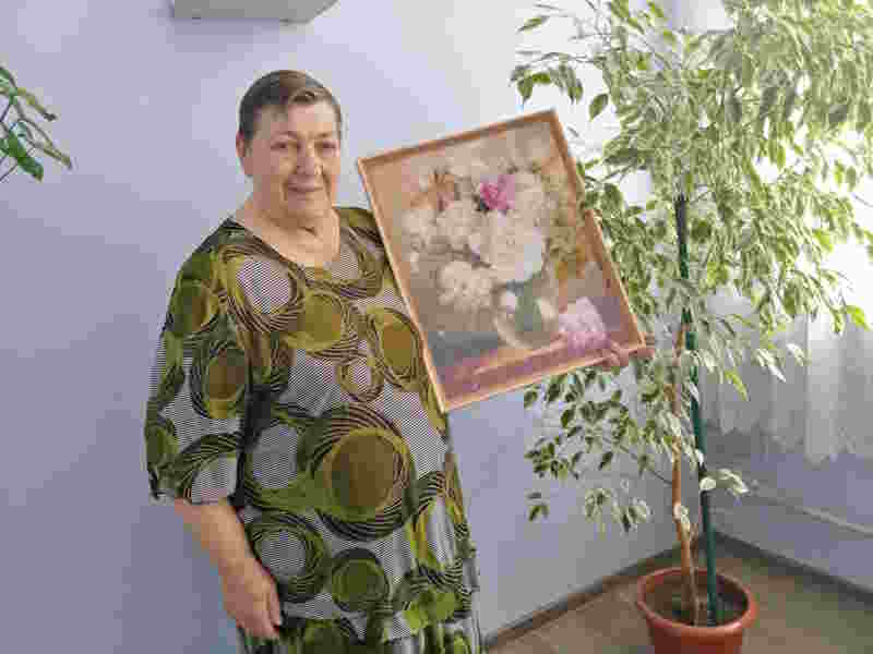 Алмазная вышивка «Букет пионов»