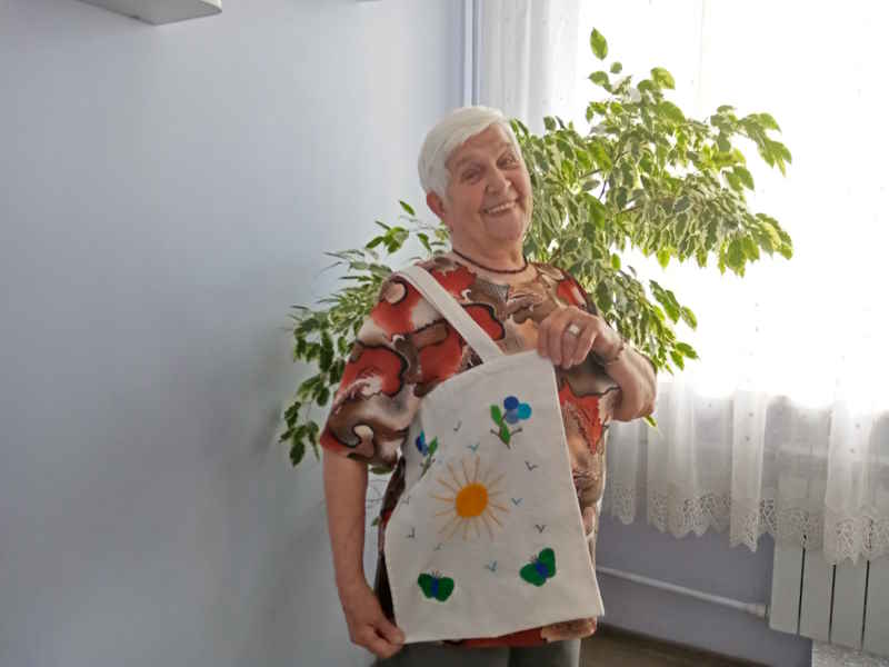 Вышивание на шоппере в ОДП