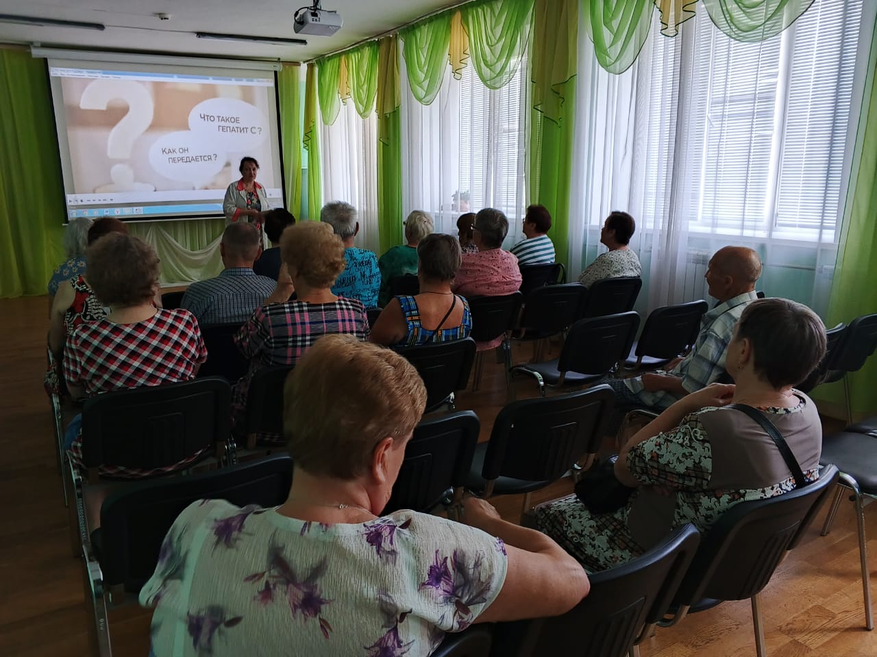 Лекция от медсестры в ОДП  к Дню борьбы с гепатитом.