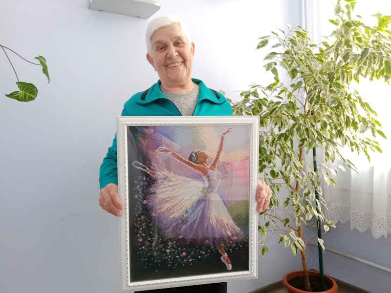 Алмазная вышивка «Талантливая балерина» 